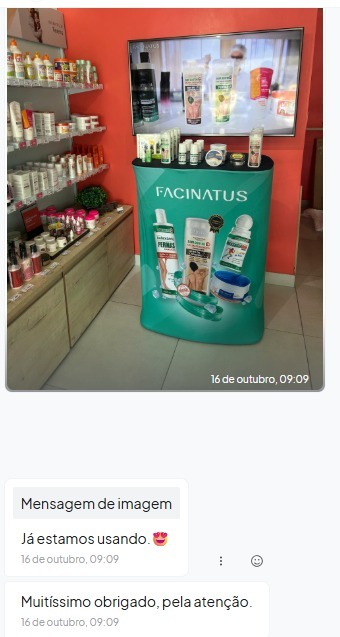 Depoimento de cliente via WhatsApp 2