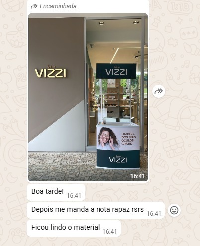 Depoimento de cliente via WhatsApp 3